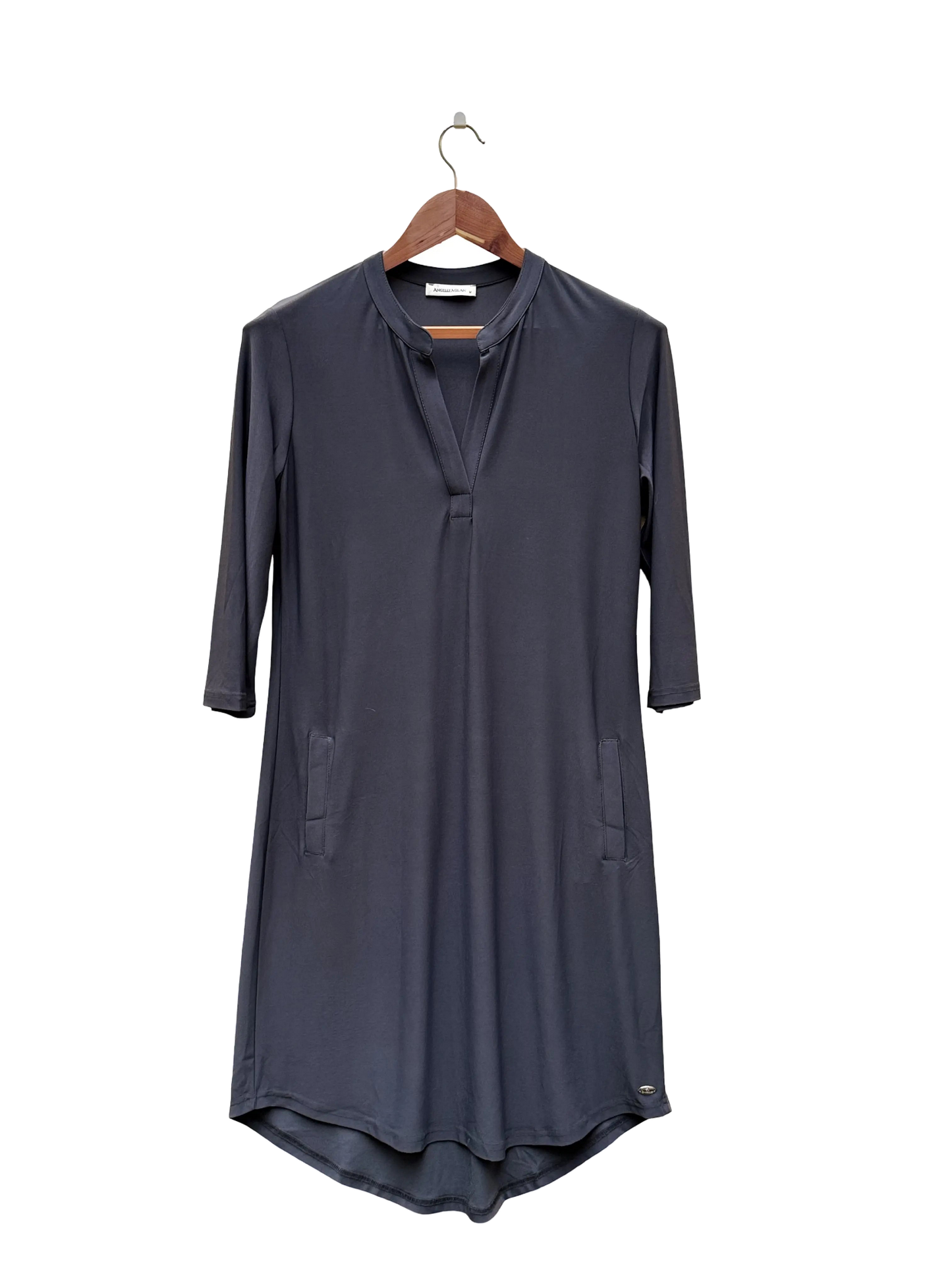 Robe Grise Taille M Angelle Milan CoClo Seconde main Femmes