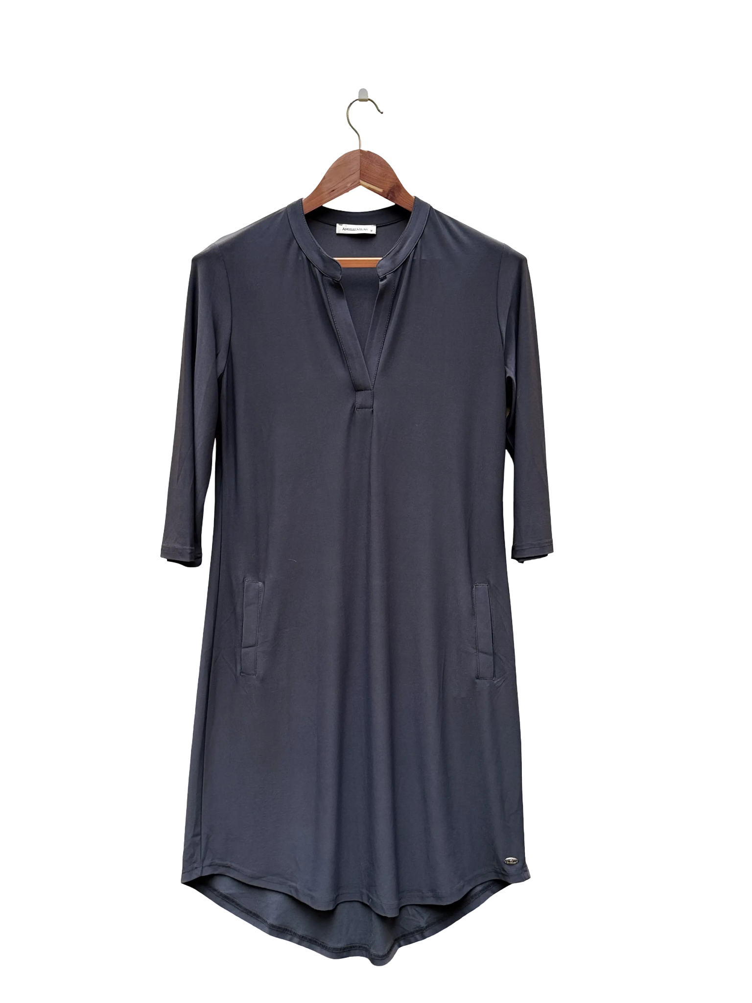 Robe Grise Taille M Angelle Milan CoClo Seconde main Femmes