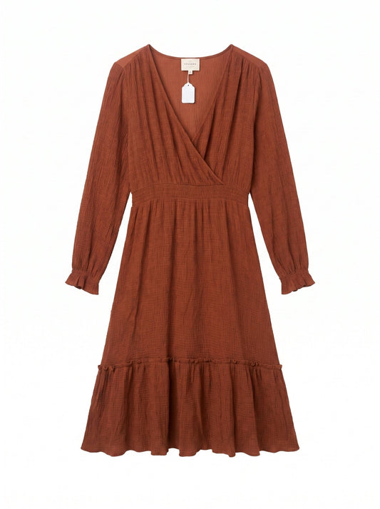 Robe Sezane taille 42 marron Seconde main CoClo femmes