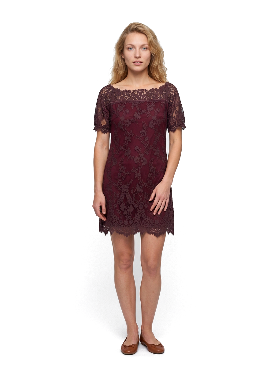 Robe Twin-set Bordeaux taille S Seconde main CoClo Femmes