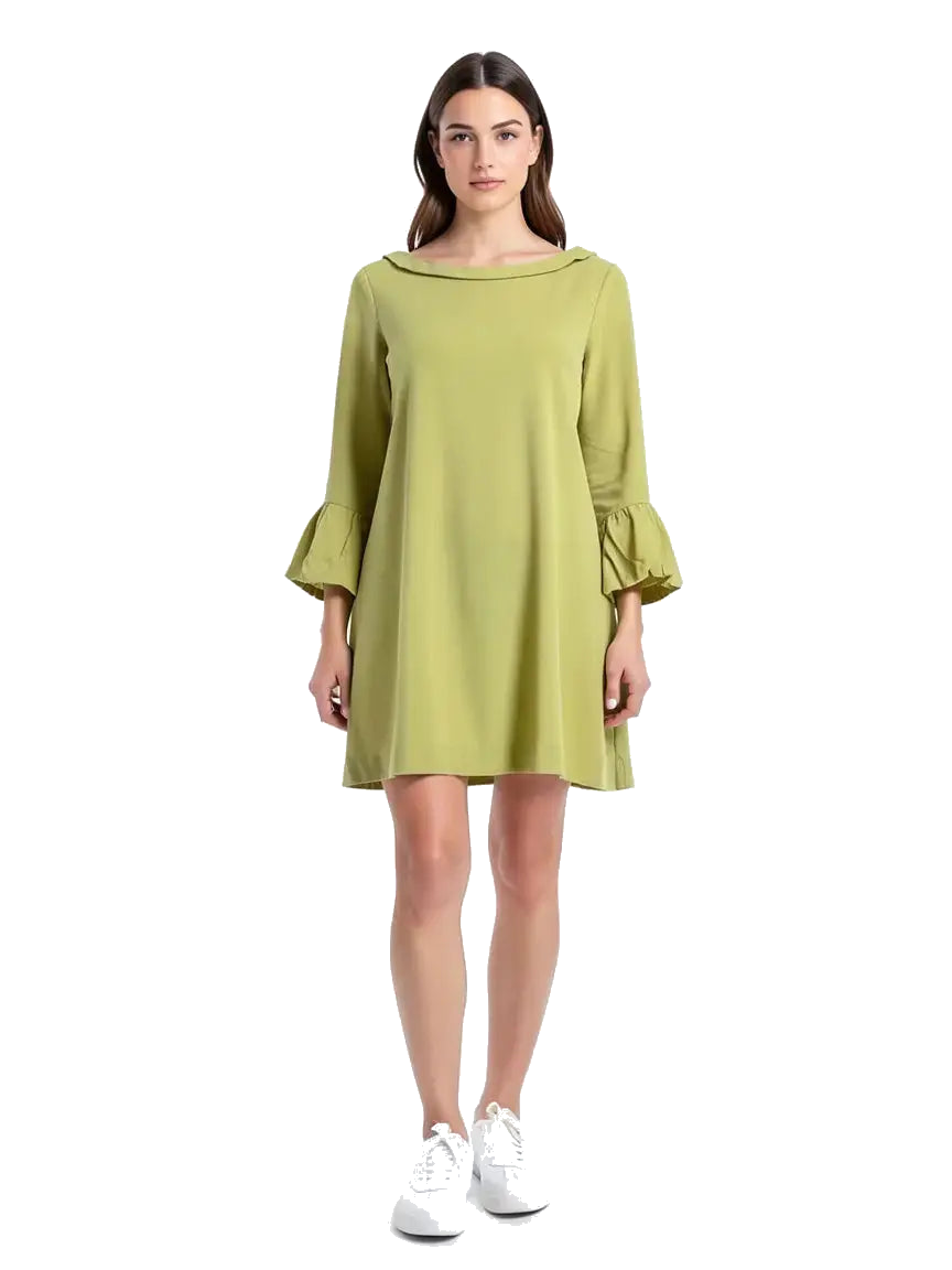 Robe Vert Anis - Taille 2/M Rue Blanche Seconde main CoClo Femmes