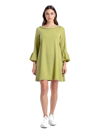 Robe Vert Anis - Taille 2/M Rue Blanche Seconde main CoClo Femmes