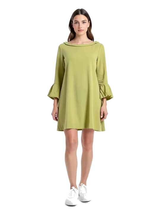 Robe Vert Anis - Taille 2/M Rue Blanche Seconde main CoClo Femmes