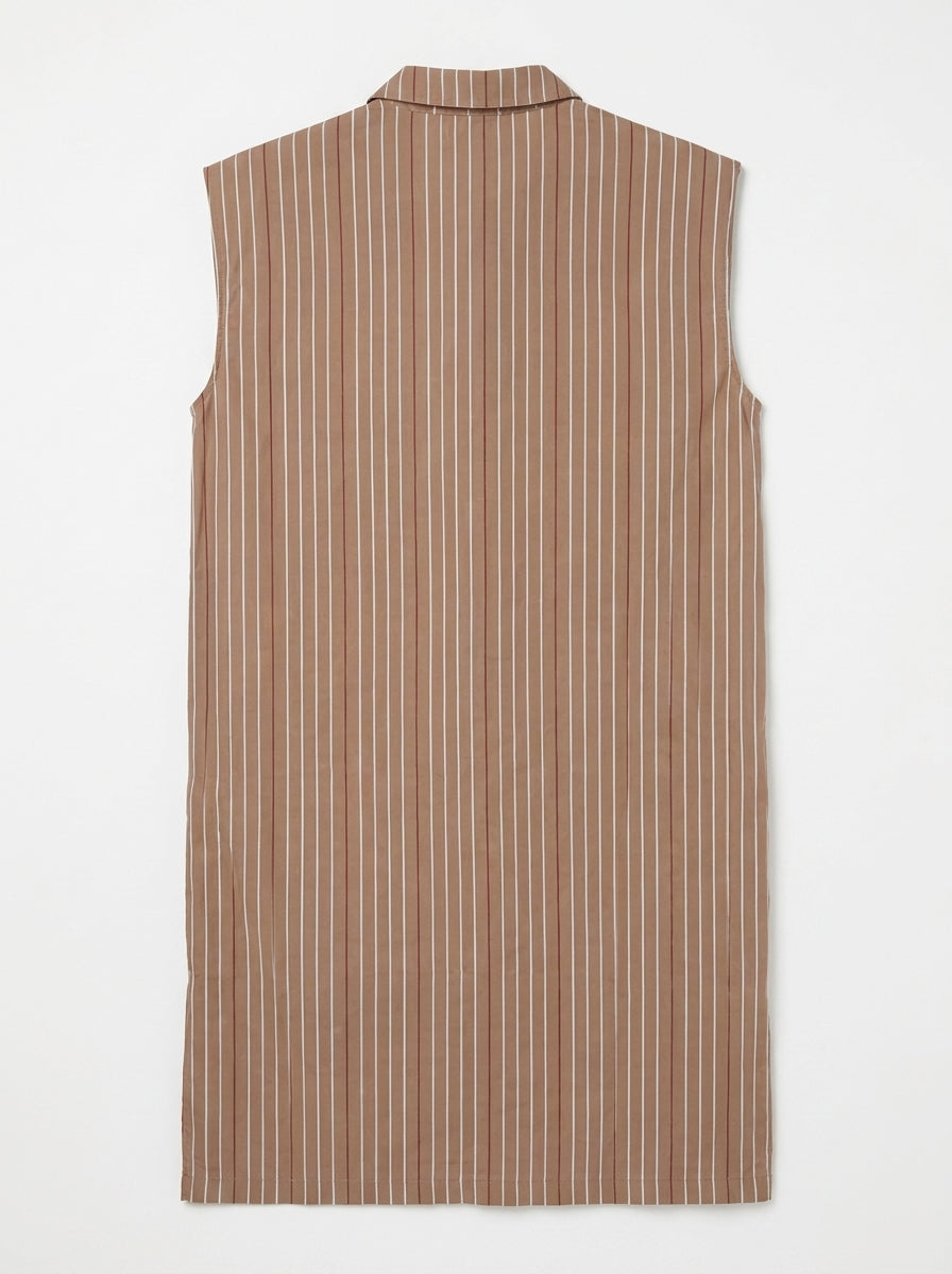 Robe beige rayure Esme Studios taille M/L Seconde main CoClo Femmes