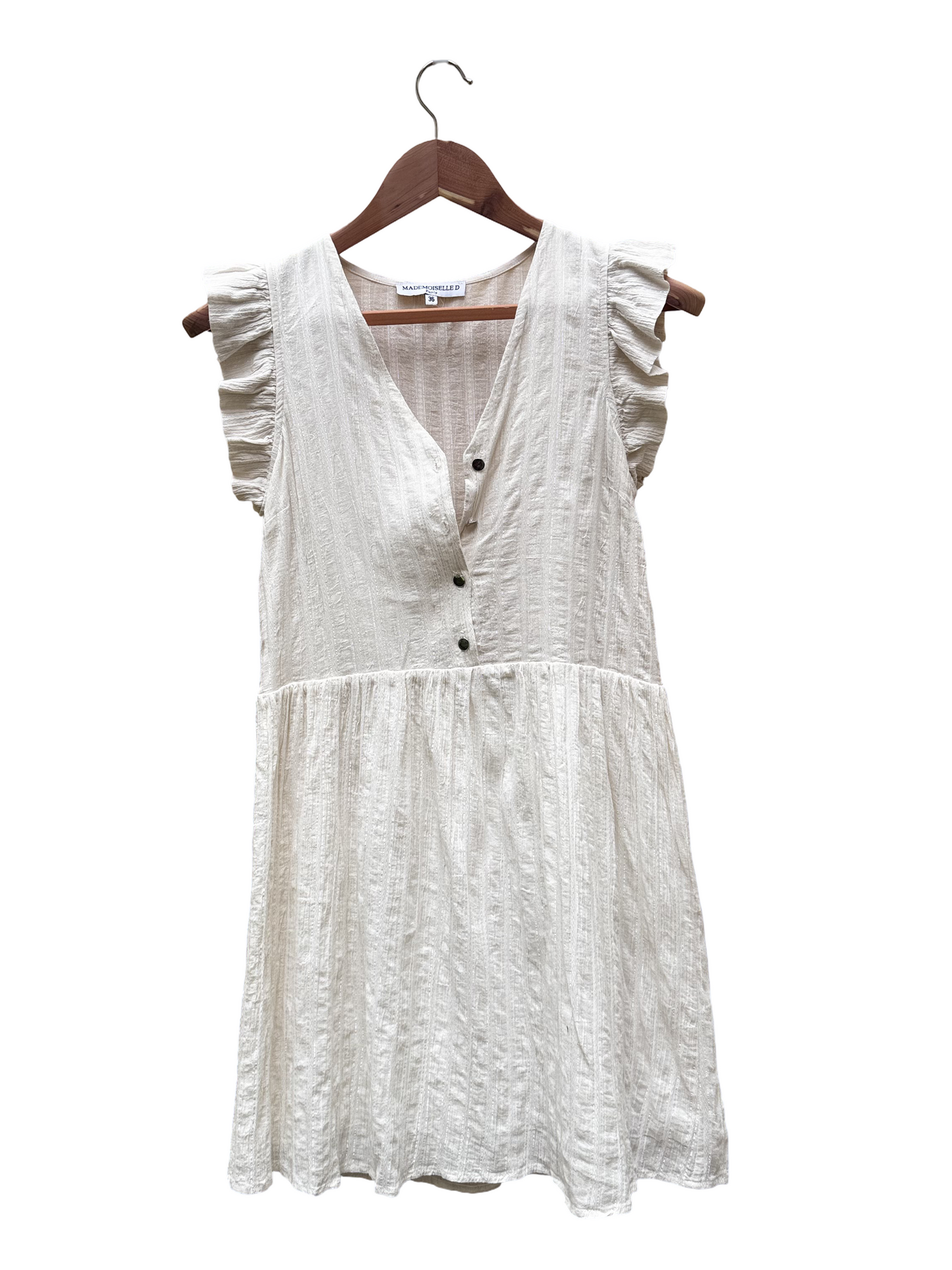 Robe blanc cassé Taille 36 seconde main femme