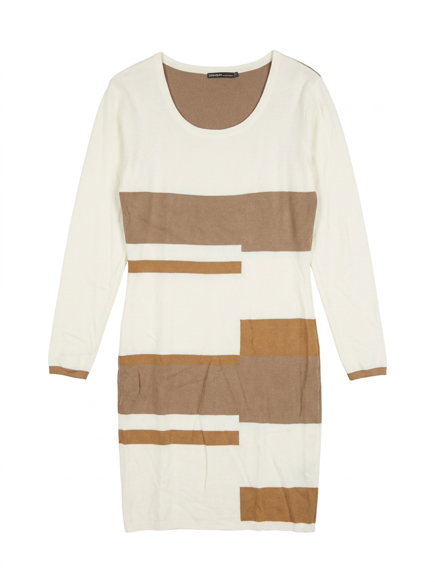 Robe blanc et beige taille 36 Donna Dura Seconde main CoClo Femmes