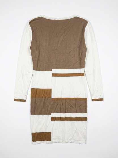 Robe blanc et beige taille 36 Donna Dura Seconde main CoClo Femmes