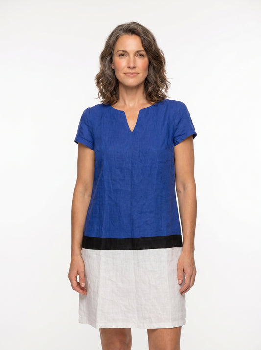 Robe bleu et blanc maison 123 taille 42 Seconde main CoClo femmes