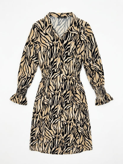 Robe jaune et noir taille 38 Dona Dura Seconde main CoClo Femmes