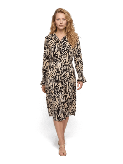 Robe jaune et noir taille 38 Dona Dura Seconde main CoClo Femmes