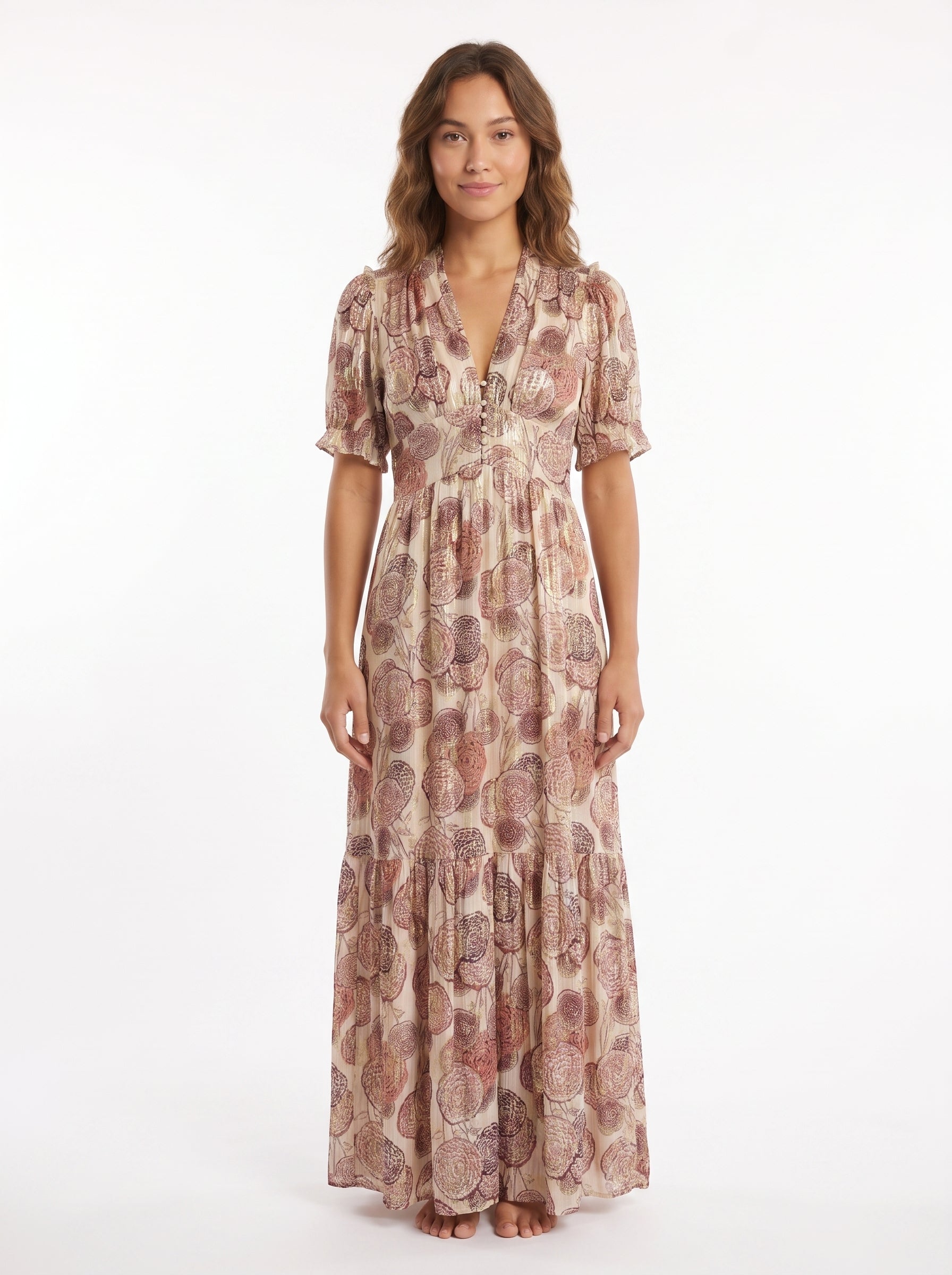 Robe longue vieux rose Bas&ch taille 1 Seconde main CoClo femmes