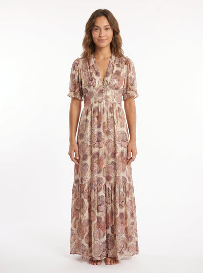 Robe longue vieux rose Bas&ch taille 1 Seconde main CoClo femmes