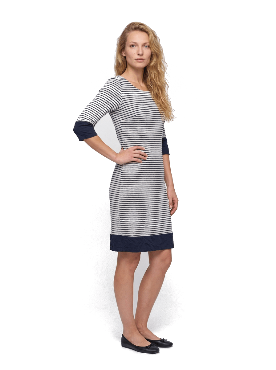 Robe raye bleu et blanc taille 36 Seconde main CoClo Femmes