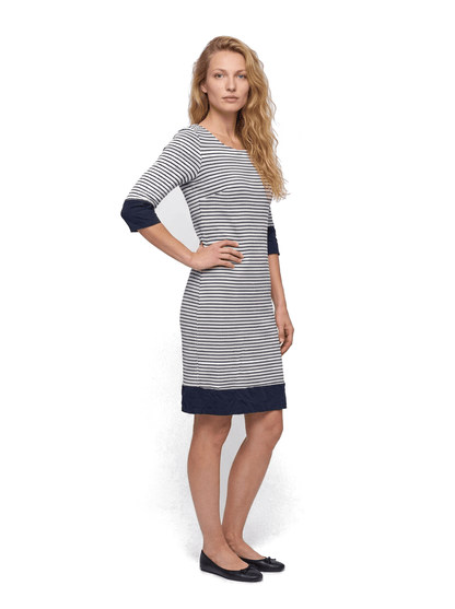 Robe raye bleu et blanc taille 36 Seconde main CoClo Femmes