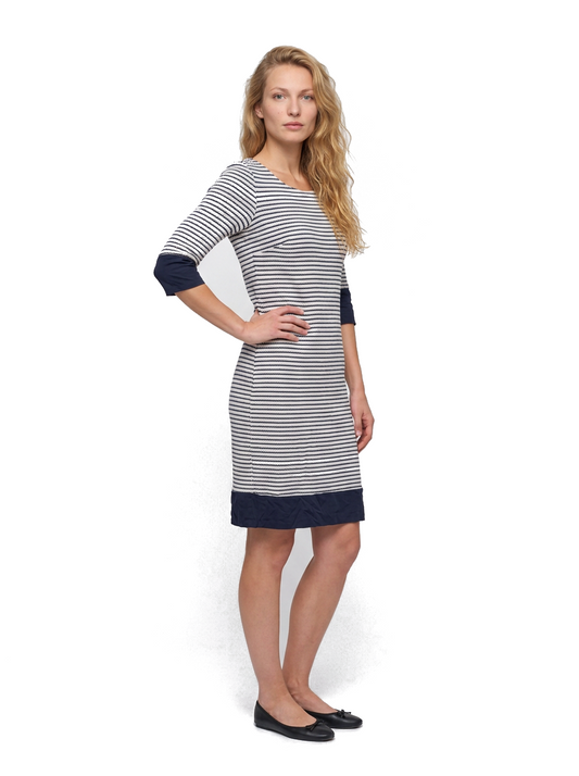 Robe raye bleu et blanc taille 36 Seconde main CoClo Femmes