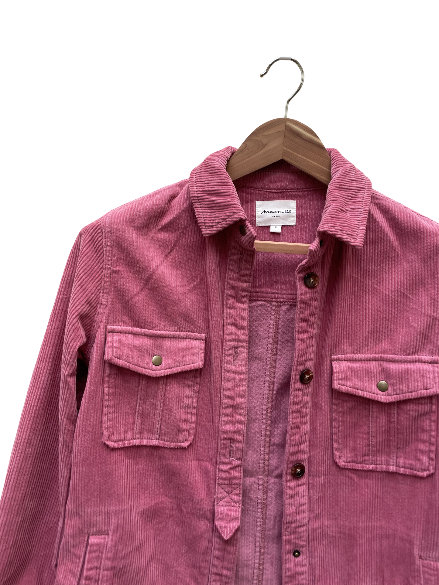 Surchemise rose taille S maison 123 seconde main femme