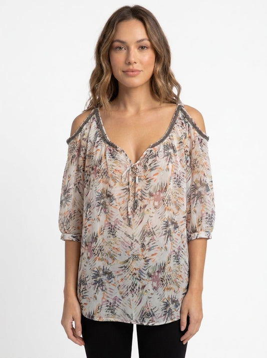 Top Eva Kayan Imprime taille 38 Seconde main CoClo femmes