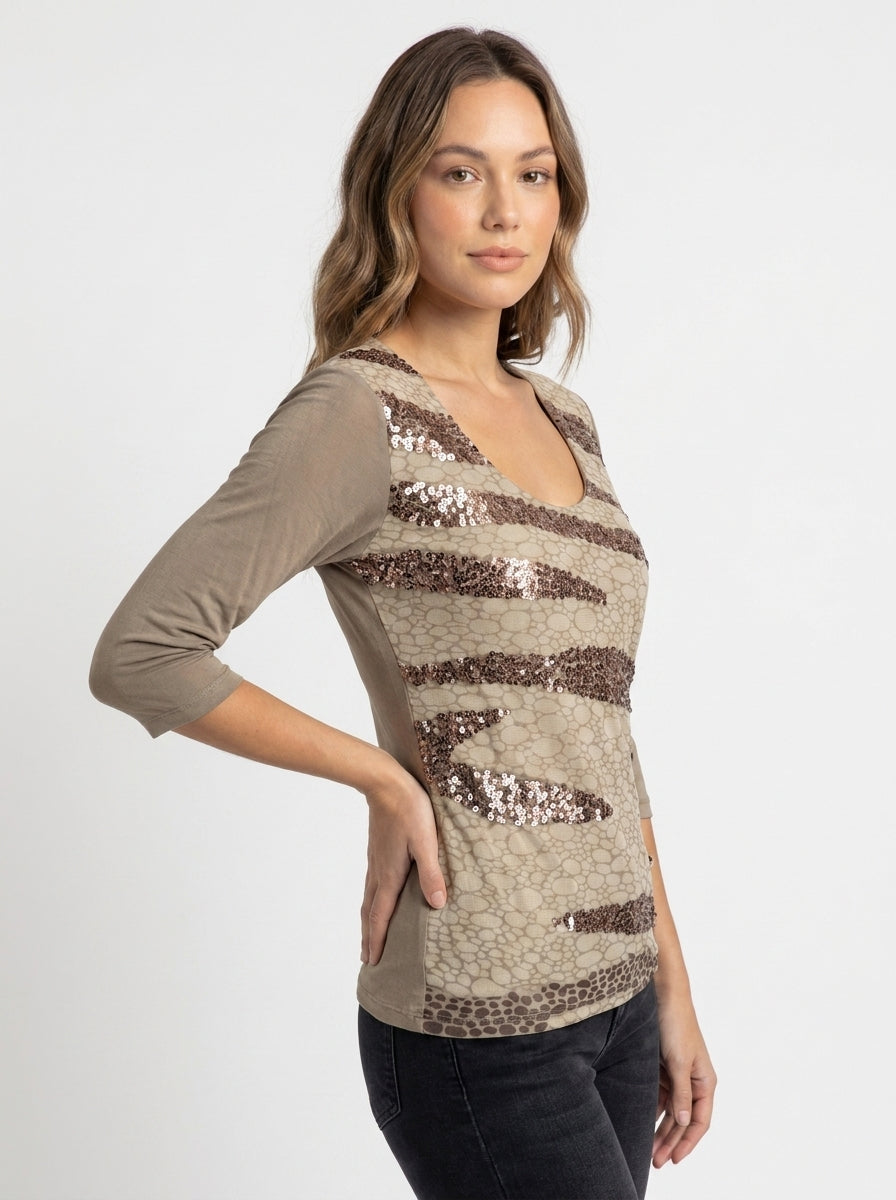 Top Mayerline Taille L marron Seconde main CoClo Femmes