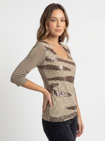 Top Mayerline Taille L marron Seconde main CoClo Femmes