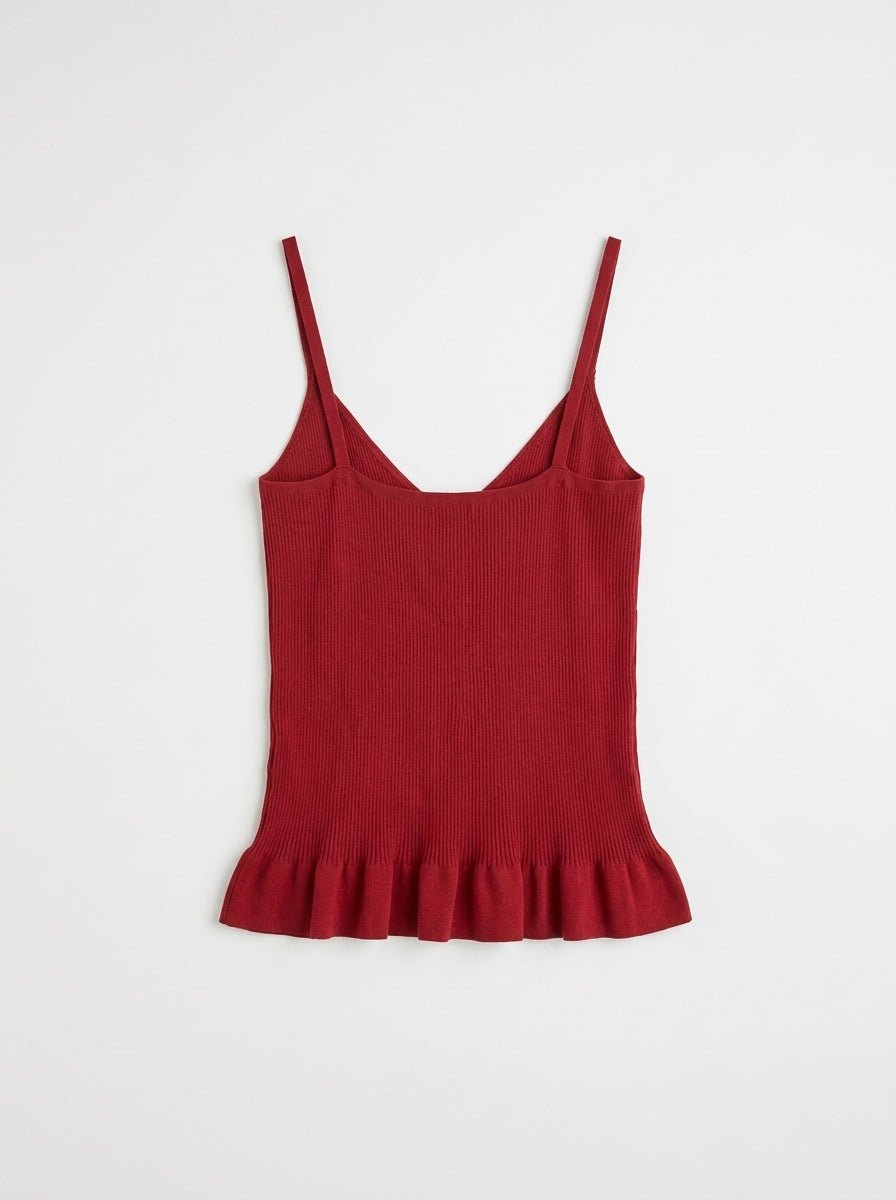 Top Rouge taille 3 Sandro Seconde main CoClo Femmes