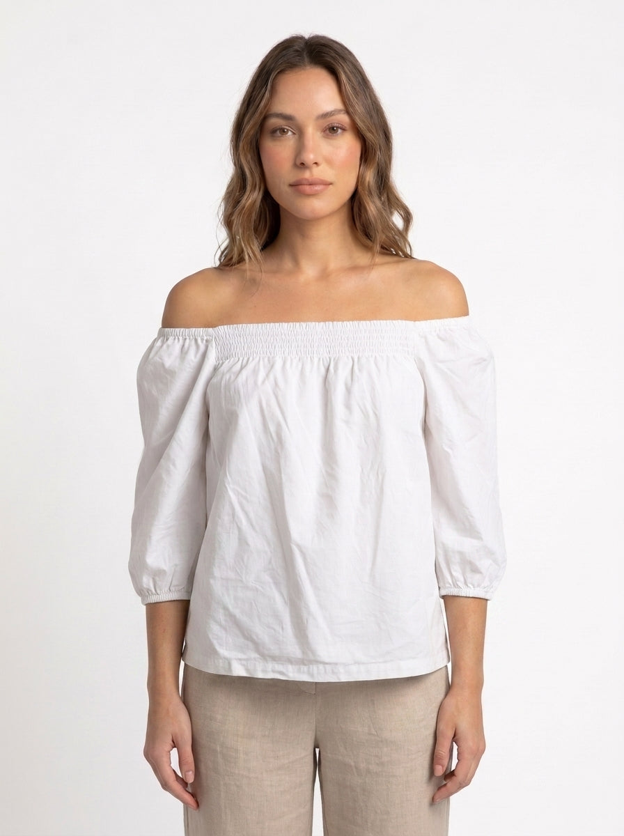 Top blanc Esme Studios taille M/L Seconde main CoClo Femmes