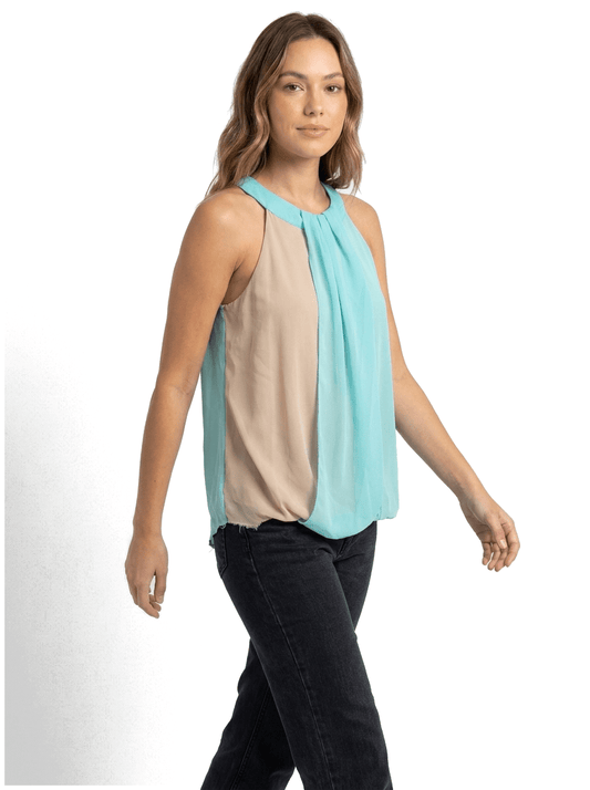 Top bleu tailleu 36 Dona Dura Seconde main CoClo Femmes