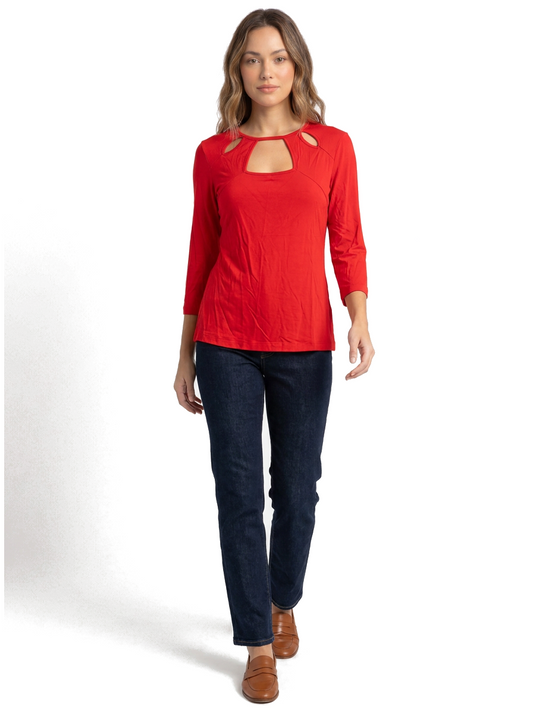 Top rouge taille 36 Dona Dura Seconde main CoClo Femmes