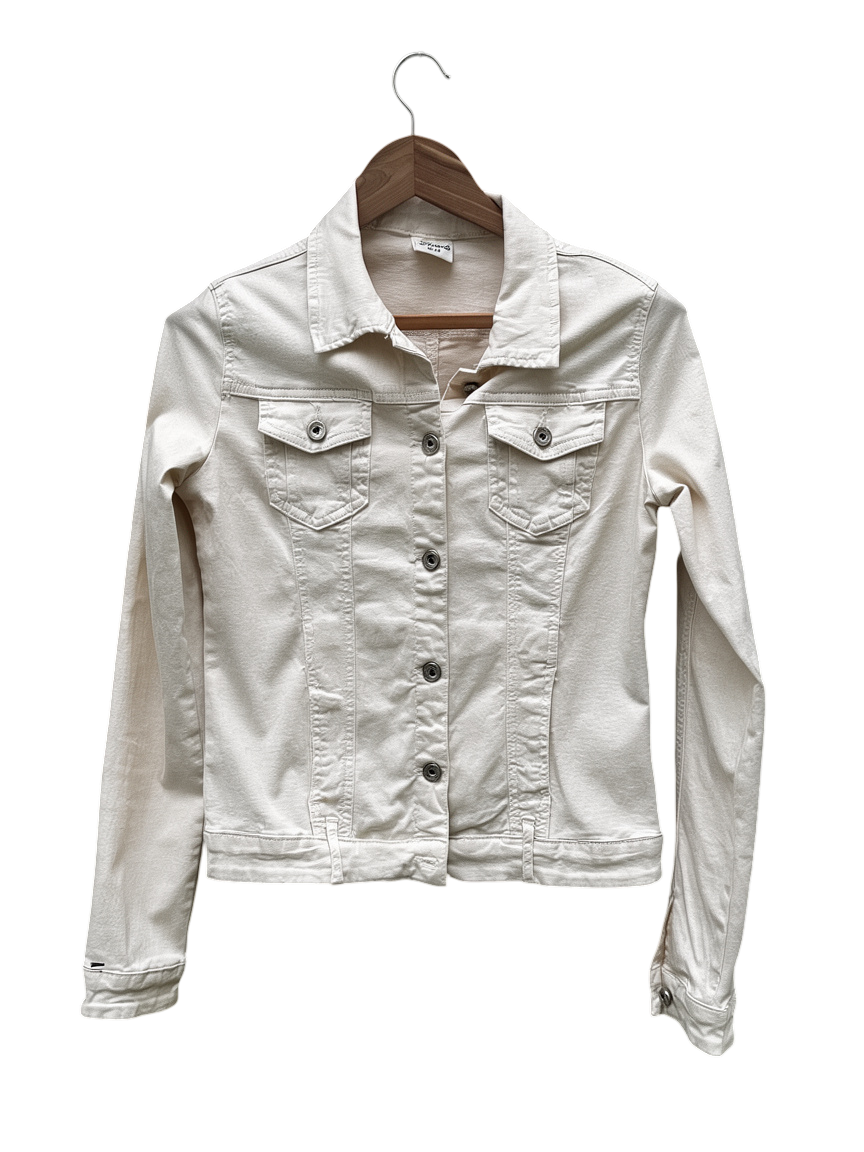 Veste Blanc Cassé Taille 38 Maison Onado CoClo Seconde main Femmes