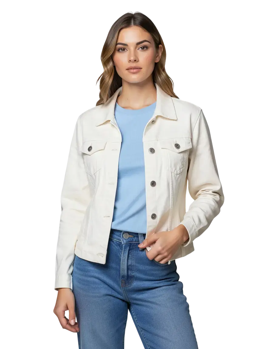 Veste Blanc Cassé Taille 38 Maison Onado CoClo Seconde main Femmes