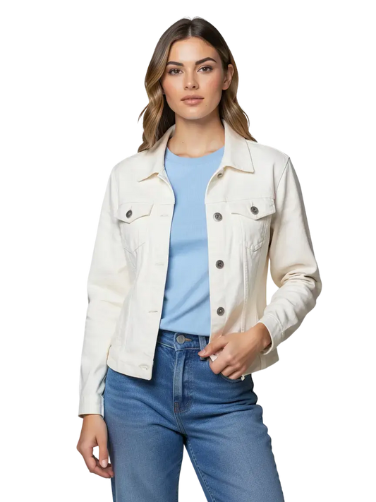 Veste Blanc Cassé Taille 38 Maison Onado CoClo Seconde main Femmes