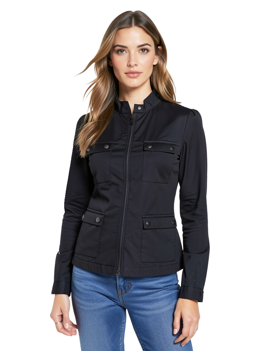 Veste Noire - Taille 3/L Bellerose CoClo Seconde main femmes