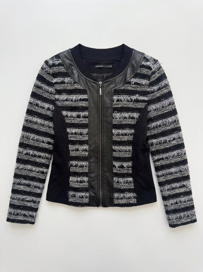 Veste noir plume taille 38 Donna Dura Seconde main CoClo Femmes