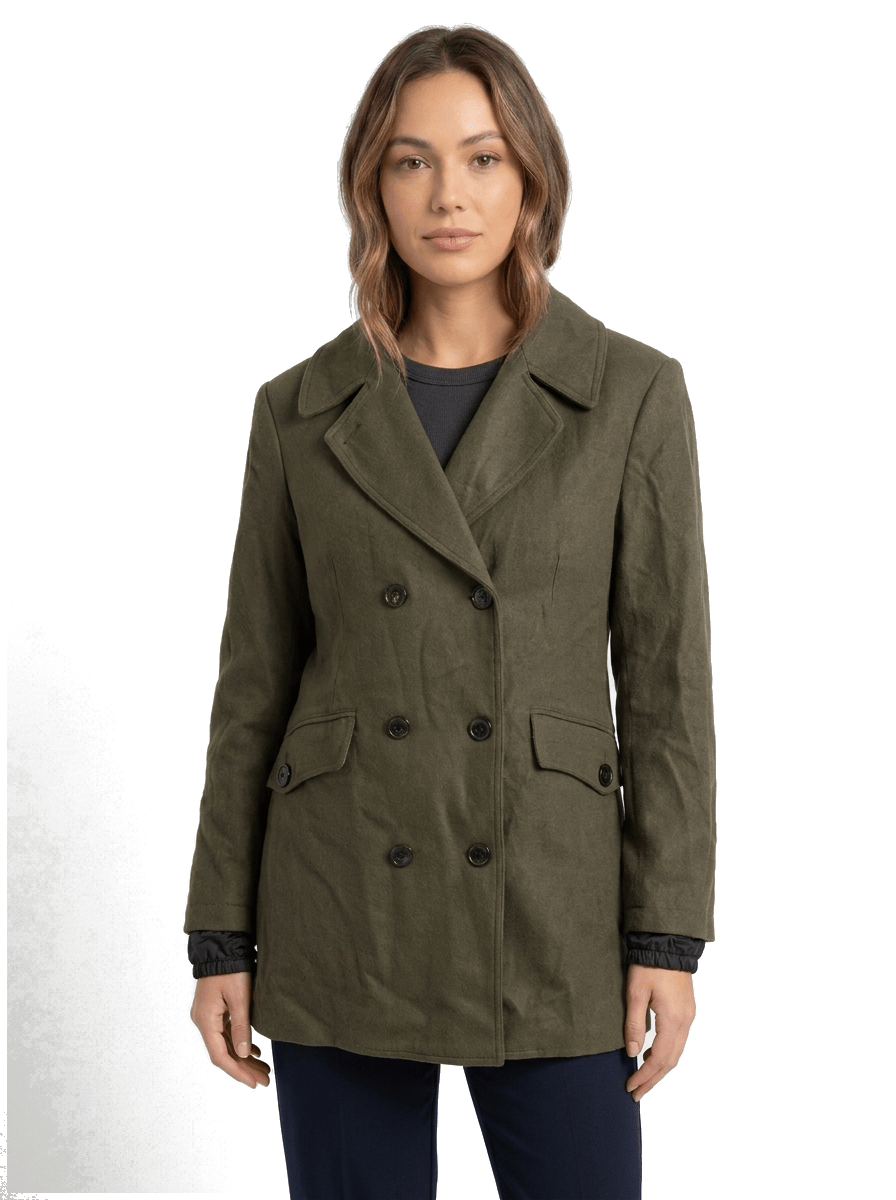 Veste taille 38 kaki Purificacion Garcia Seconde main CoClo Femmes
