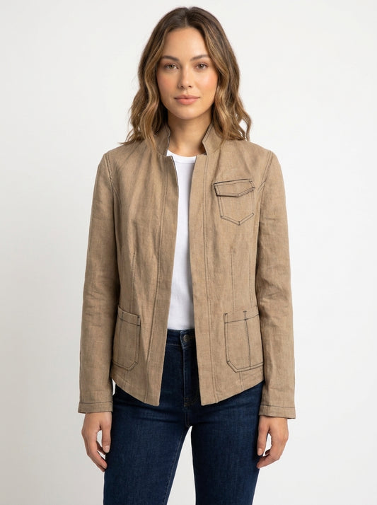 blazer Emiliano taille 42 beige Seconde main CoClo femmes