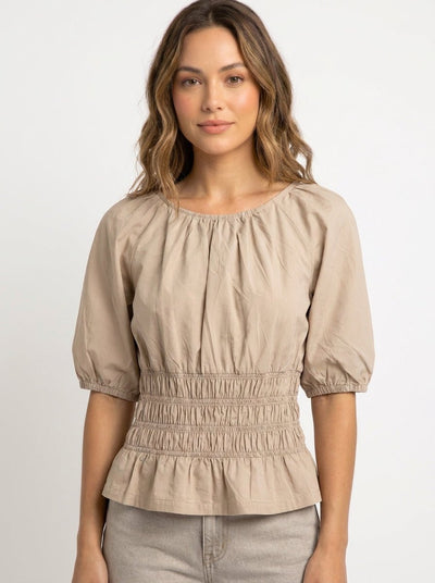 Blouse Beige - Taille M
