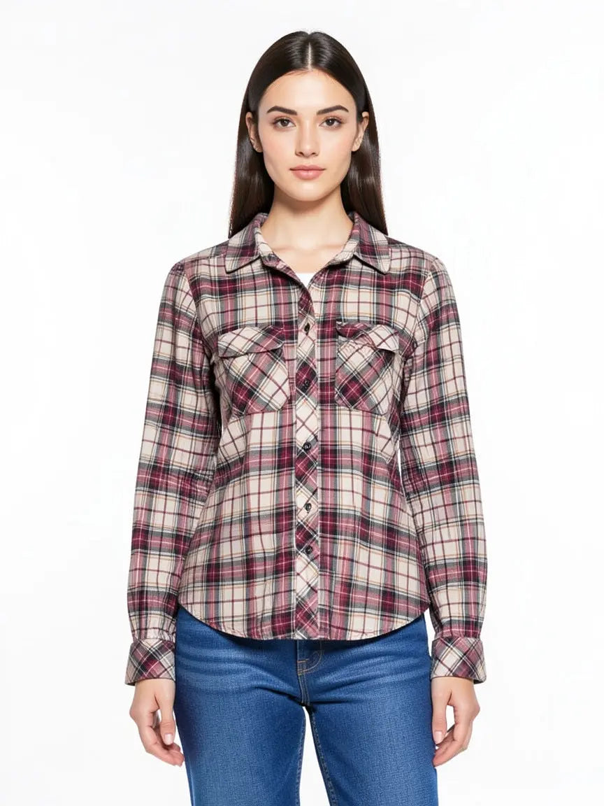 Chemise à carreaux taille 2/M Bellerose seconde main femme