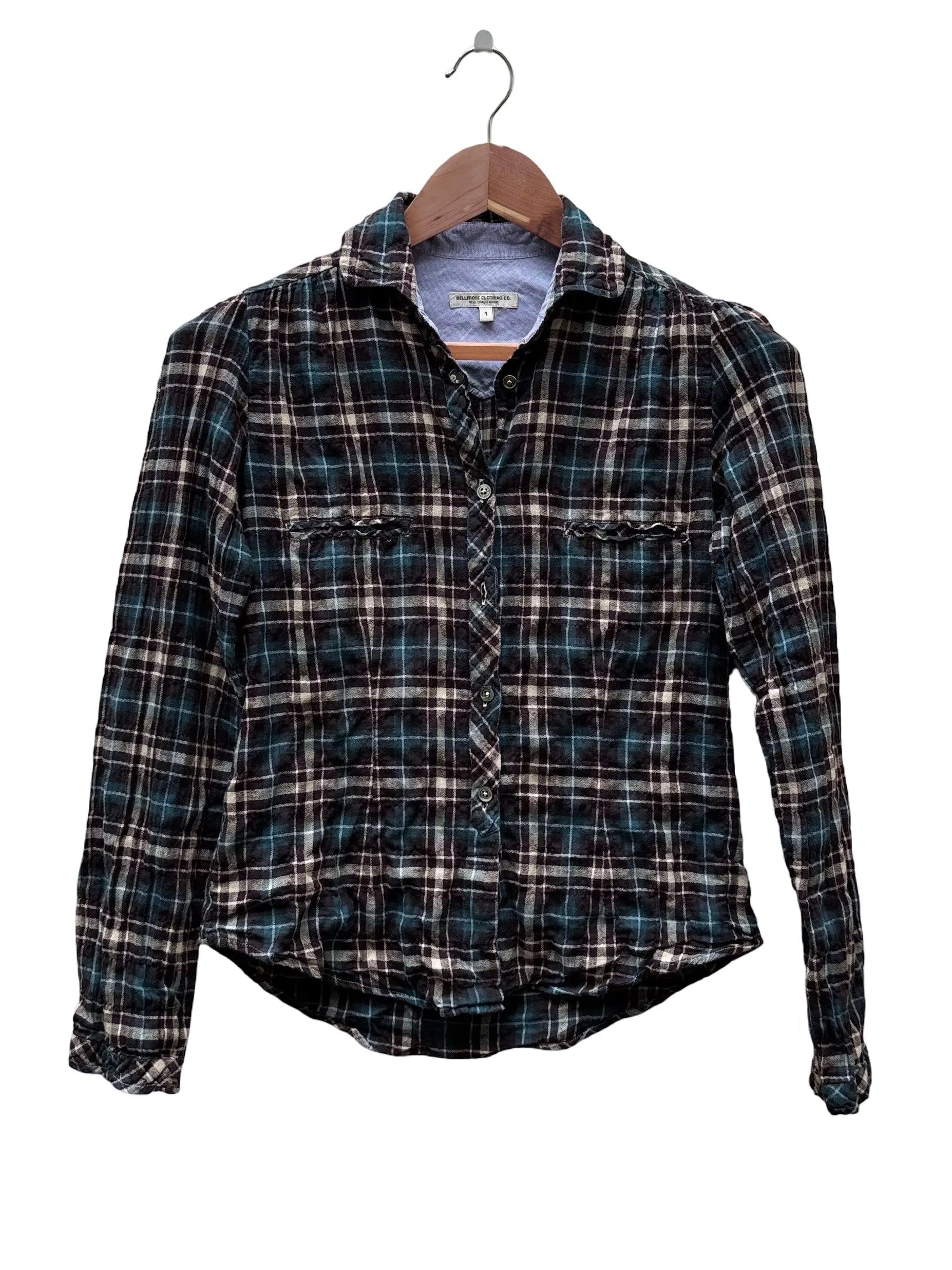 Chemise à carreaux Taille S  Bellerose seconde main femme 