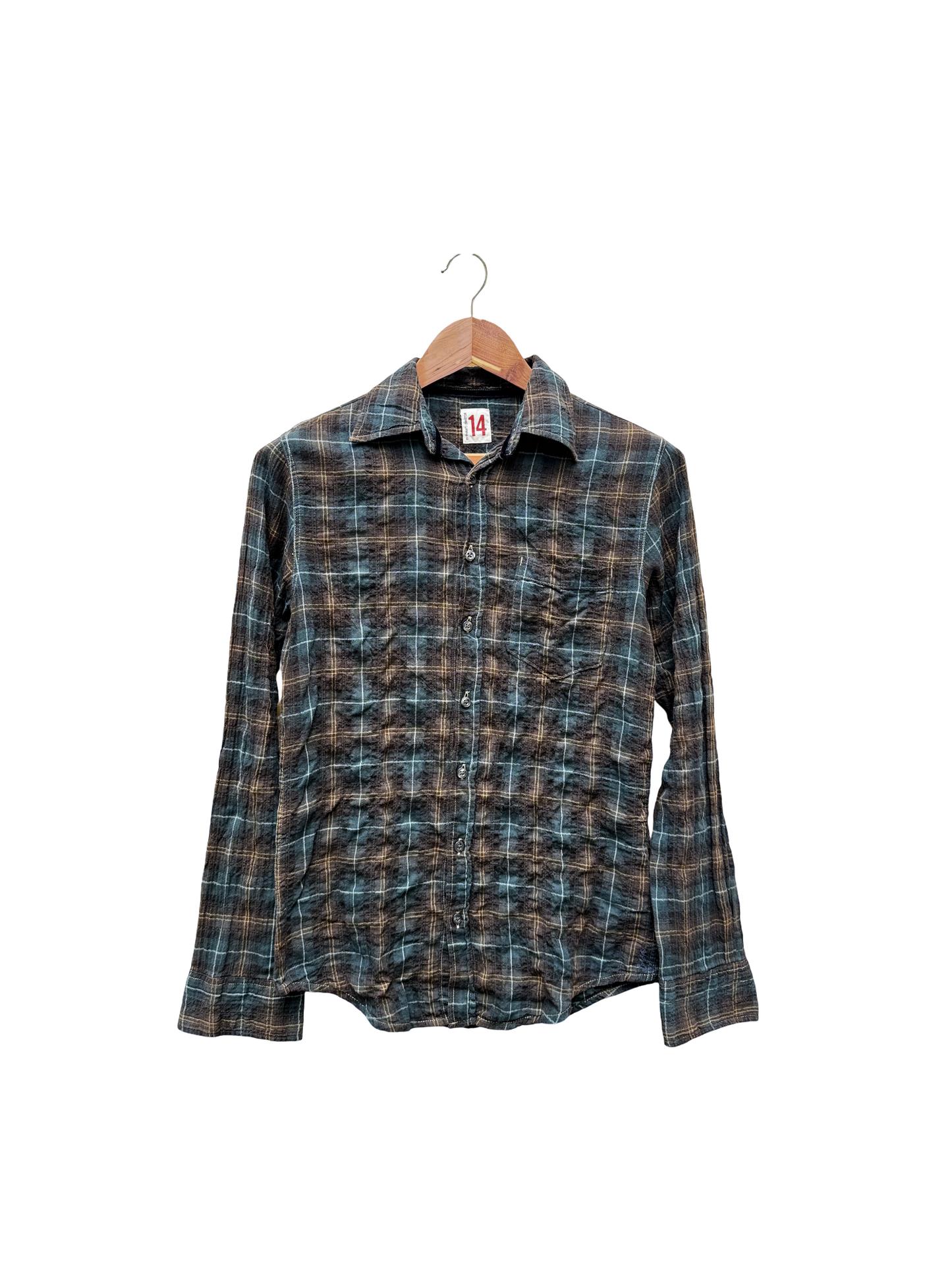 chemise a carreaux taille xs bellerose seconde main femme