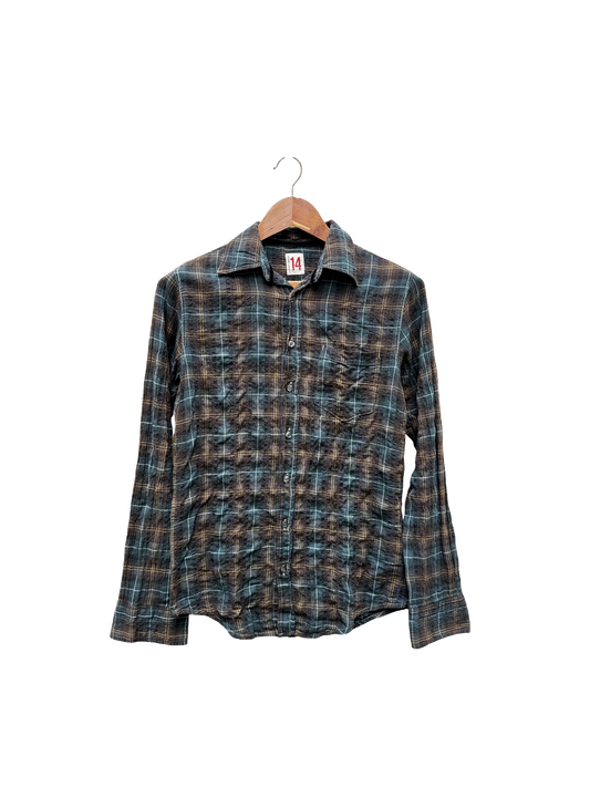 chemise a carreaux taille xs bellerose seconde main femme