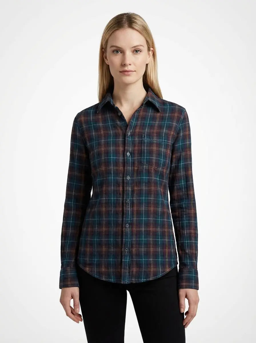Chemise à carreaux taille XS Bellerose seconde main femme