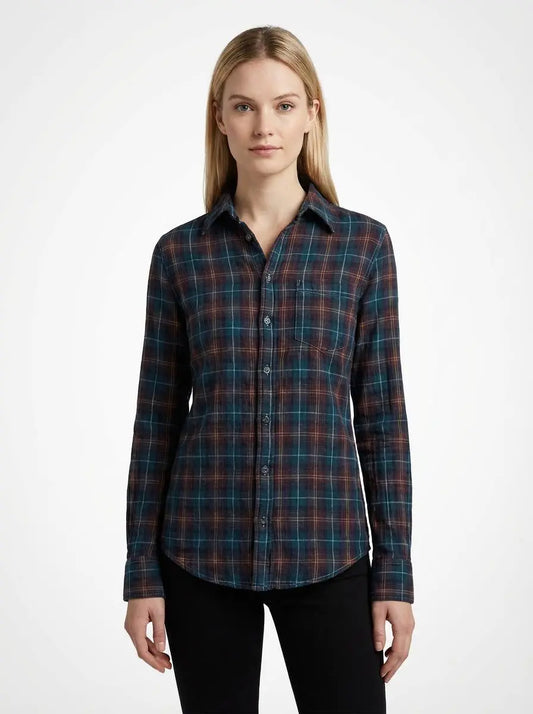 Chemise à carreaux taille XS Bellerose seconde main femme