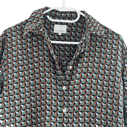 chemise a motif taille 2 rue blanche seconde main femme