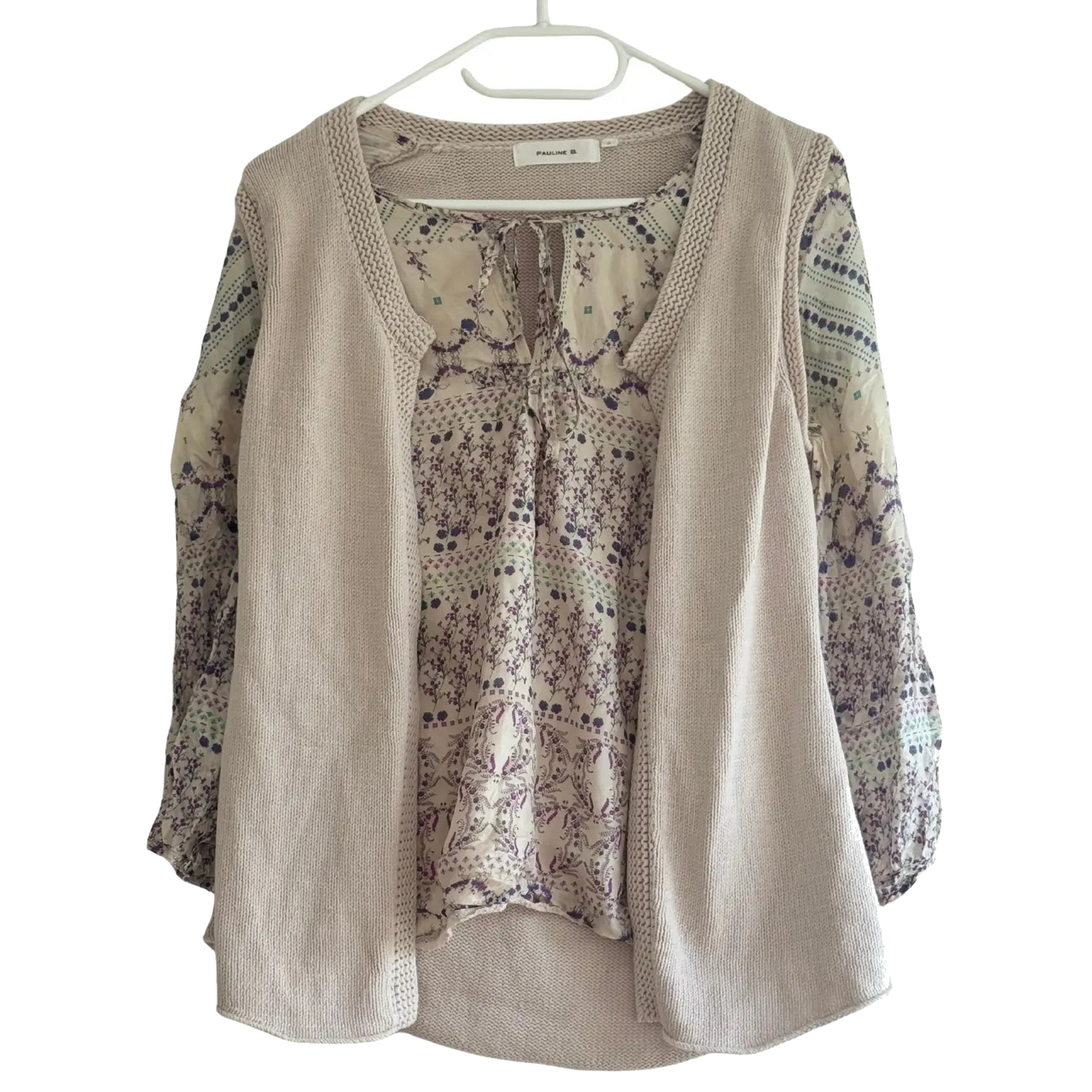 chemise beige taille 2 m pauline b seconde main femme