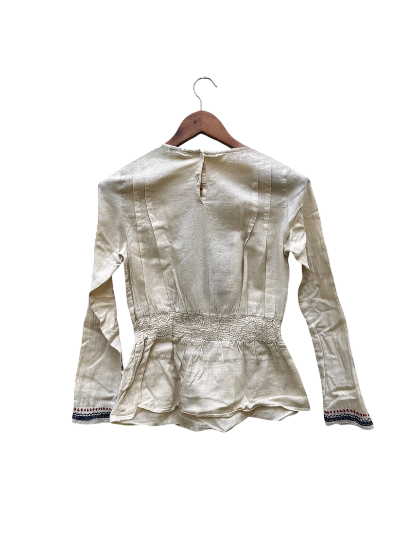 chemise blanc cassé taille 1 s bellerose seconde main femme