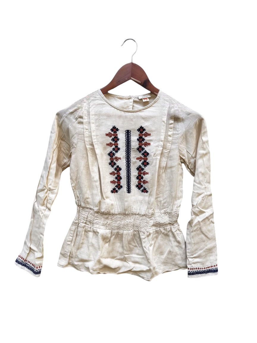 chemise blanc cassé taille 1 s bellerose seconde main femme