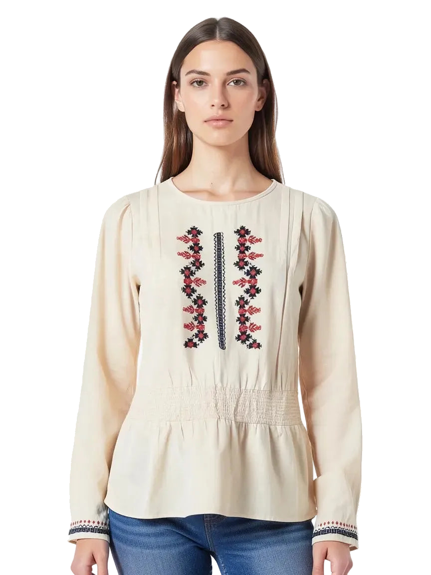 chemise blanc cassé taille 1 s bellerose seconde main femme