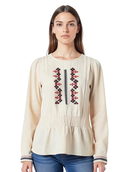 chemise blanc cassé taille 1 s bellerose seconde main femme