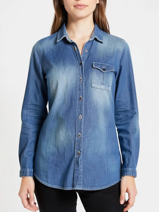 Chemise denim bleu taille XS bellerose seconde main femme