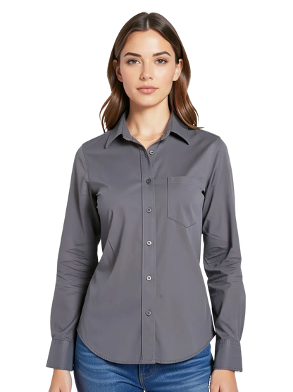 chemise grise taille s bellerose seconde main femme