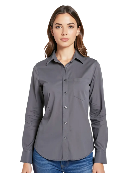 chemise grise taille s bellerose seconde main femme